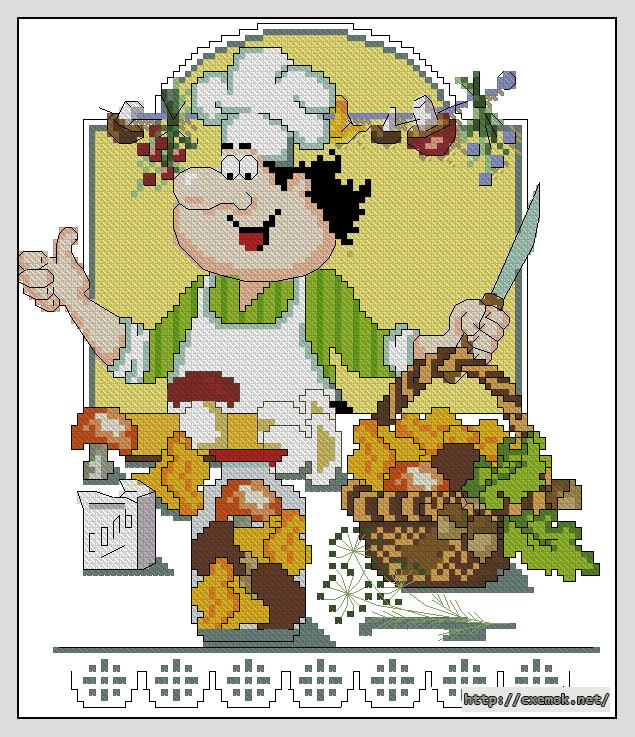 Download embroidery patterns by cross-stitch  - Осенняя пора, author 
