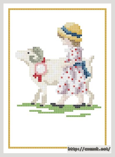 Download embroidery patterns by cross-stitch  - Aries, author 