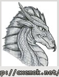 Download embroidery patterns by cross-stitch  - Dragon head