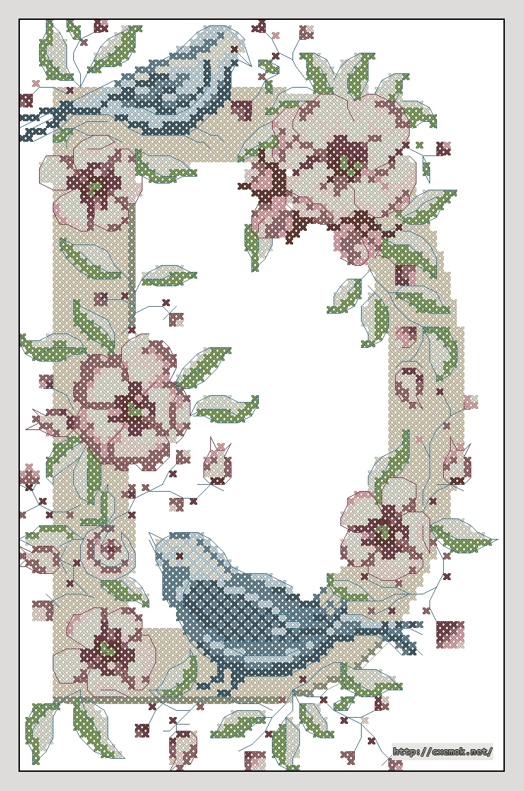 Download embroidery patterns by cross-stitch  - D, author 