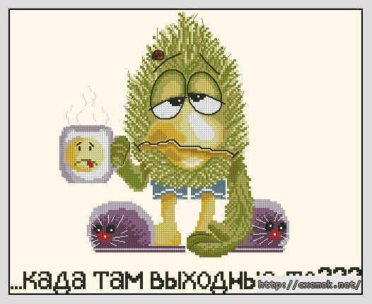 Download embroidery patterns by cross-stitch  - Зелепука, author 