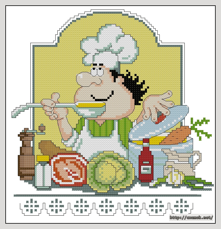 Download embroidery patterns by cross-stitch  - Щи суточные, author 