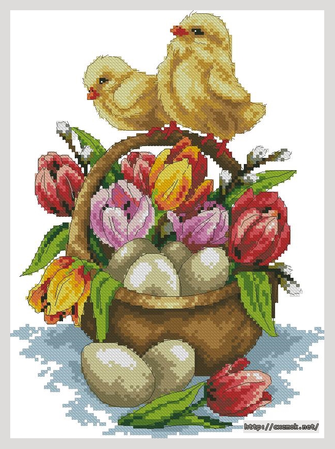 Download embroidery patterns by cross-stitch  - Wesolych swiat