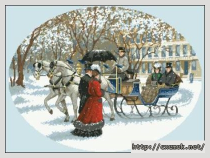Download embroidery patterns by cross-stitch  - Winter impressions, author 