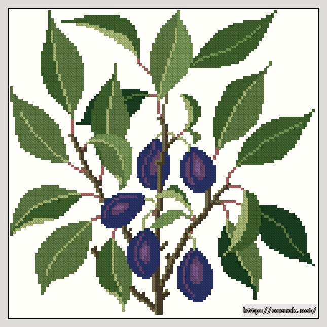 Download embroidery patterns by cross-stitch  - November