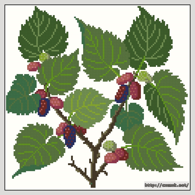 Download embroidery patterns by cross-stitch  - September