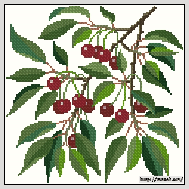 Download embroidery patterns by cross-stitch  - May
