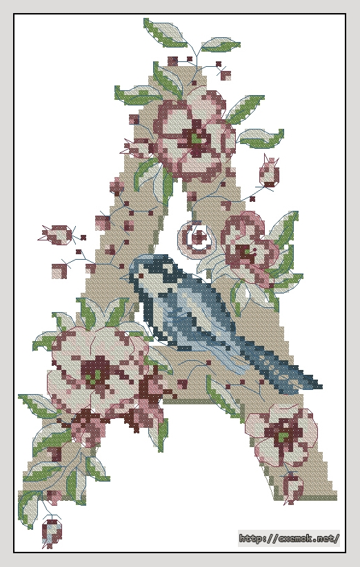Download embroidery patterns by cross-stitch  - А, author 