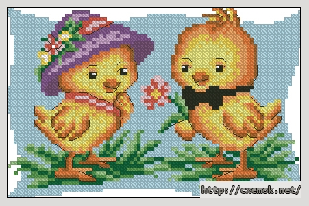 Download embroidery patterns by cross-stitch  - Поздравляю от души!!!
