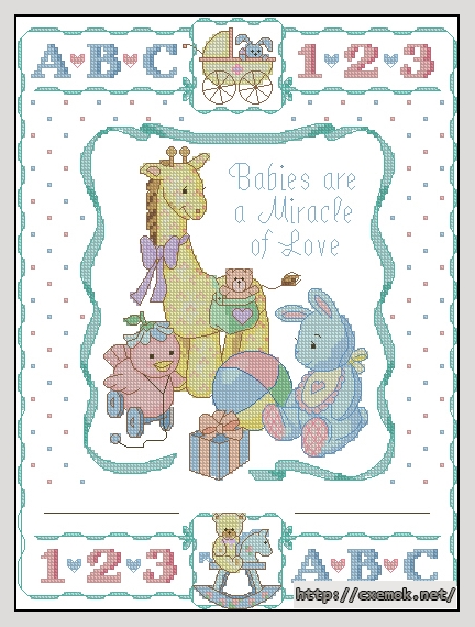 Download embroidery patterns by cross-stitch  - Miracle of love, author 