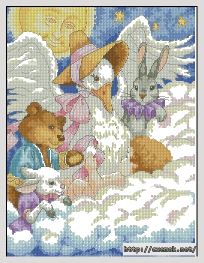 Download embroidery patterns by cross-stitch  - The mother goose, author 