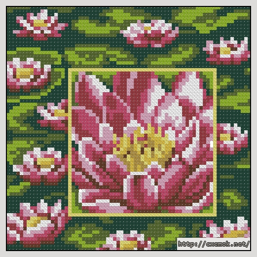 Download embroidery patterns by cross-stitch  - Лилии, author 