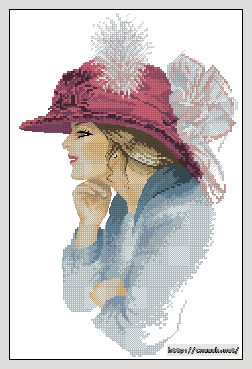 Download embroidery patterns by cross-stitch  - Olivia, author 