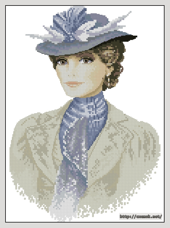 Download embroidery patterns by cross-stitch  - Eleanor, author 