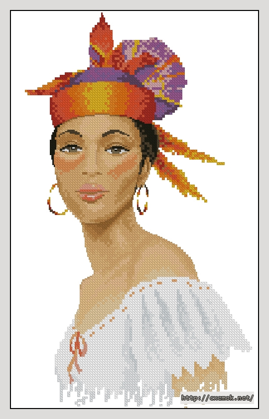 Download embroidery patterns by cross-stitch  - Dominique, author 