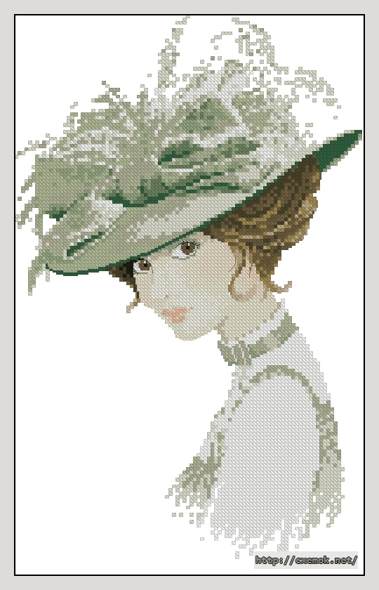 Download embroidery patterns by cross-stitch  - Charlotte, author 