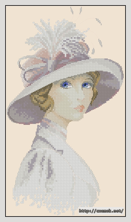 Download embroidery patterns by cross-stitch  - Amelia, author 