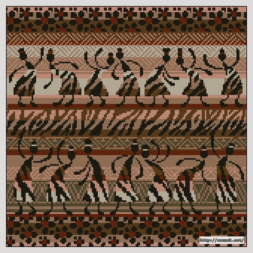 Download embroidery patterns by cross-stitch  - Наскальный рисунок, author 