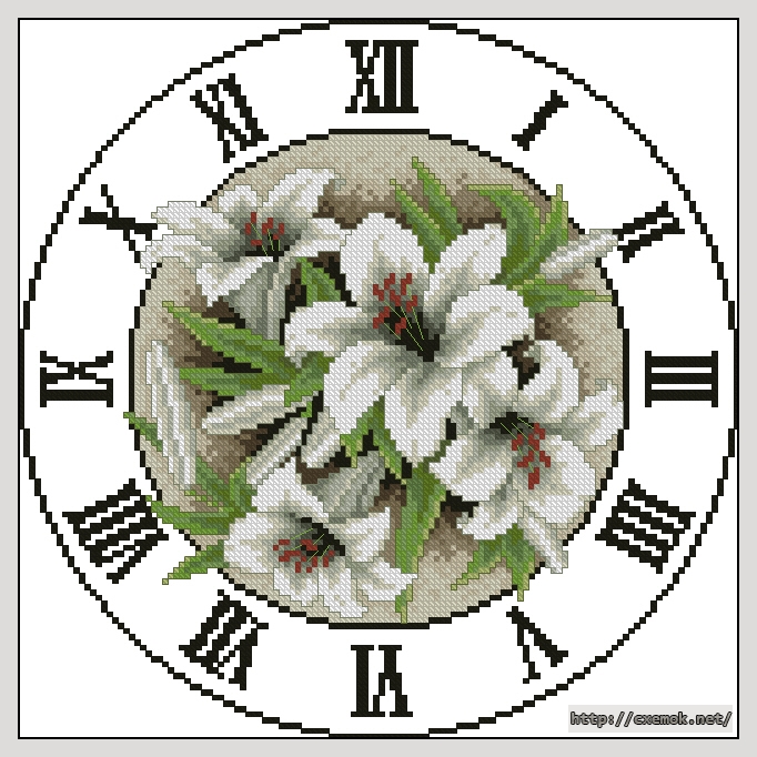 Download embroidery patterns by cross-stitch  - Romantics lily, author 