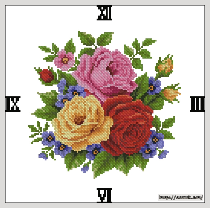 Download embroidery patterns by cross-stitch  - Wedding rose - harmony, author 