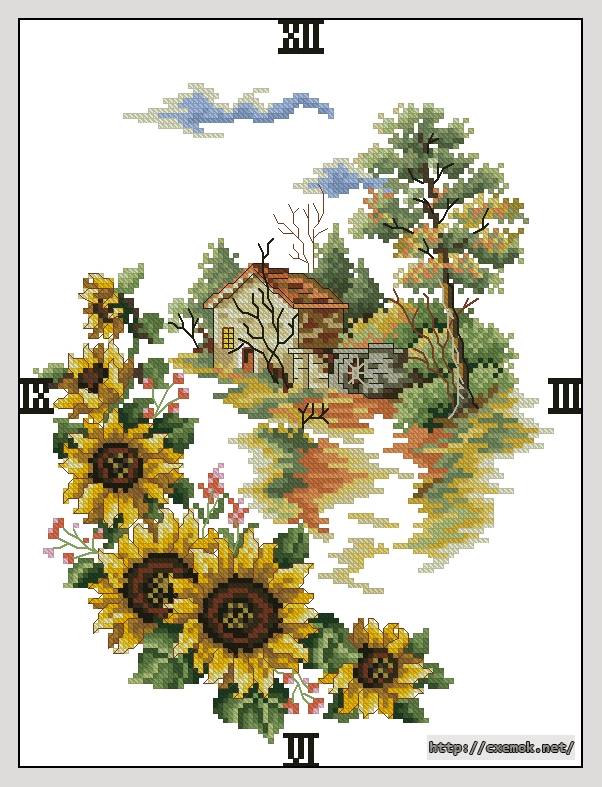 Download embroidery patterns by cross-stitch  - Lovely home, author 