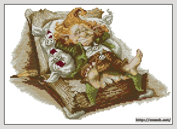 Download embroidery patterns by cross-stitch  - Тихий час, author 