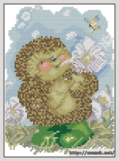 Download embroidery patterns by cross-stitch  - Ed with dandelion, author 