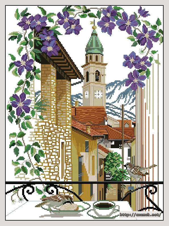 Download embroidery patterns by cross-stitch  - Ticino, author 