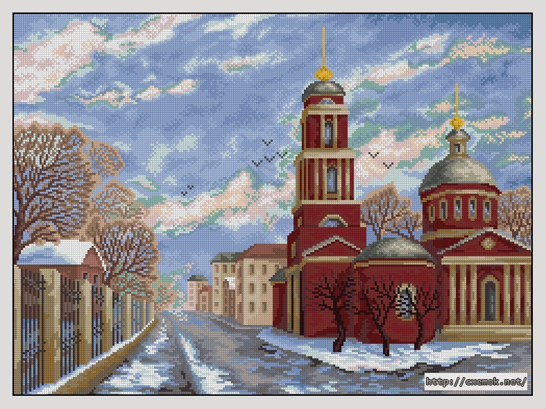 Download embroidery patterns by cross-stitch  - Замоскворечье, author 