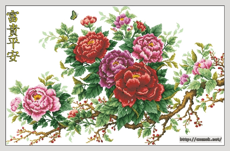 Download embroidery patterns by cross-stitch  - Riches honors, author 