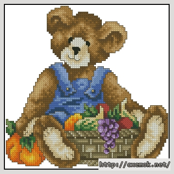Download embroidery patterns by cross-stitch  - Noviembre