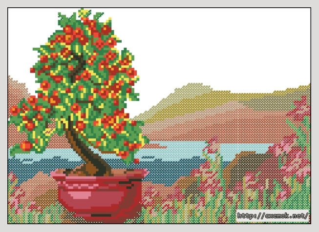 Download embroidery patterns by cross-stitch  - Вдохновение, author 