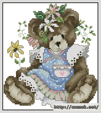 Download embroidery patterns by cross-stitch  - Mayo