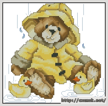 Download embroidery patterns by cross-stitch  - Abril