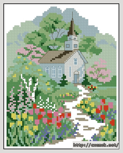 Download embroidery patterns by cross-stitch  - Sanday garden walk , author 