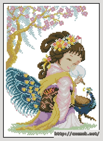 Download embroidery patterns by cross-stitch  - Miss ping ping, author 