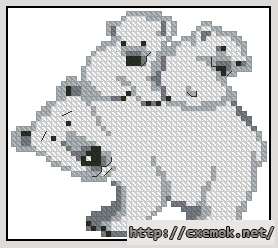 Download embroidery patterns by cross-stitch  - Верхом на папе, author 