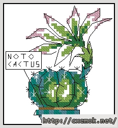 Download embroidery patterns by cross-stitch  - Notocactus, author 