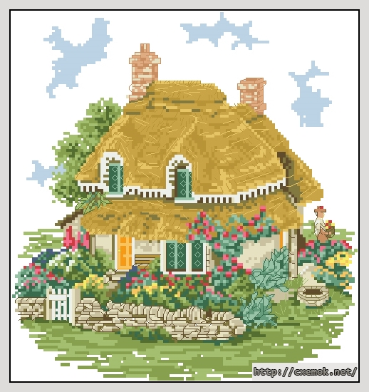 Download embroidery patterns by cross-stitch  - Gertruders garden, author 