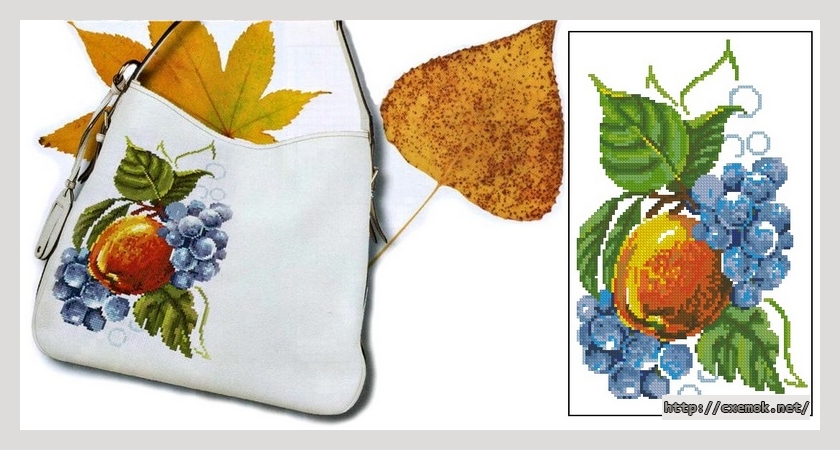 Download embroidery patterns by cross-stitch  - Сумка 