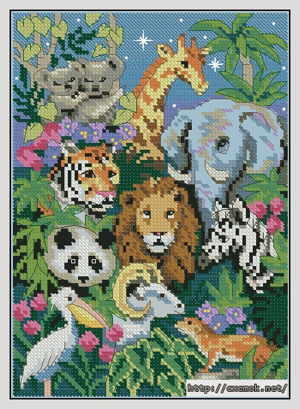 Download embroidery patterns by cross-stitch  - Fantastic creatures, author 