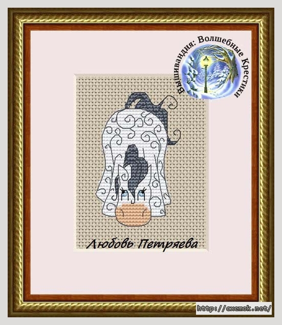 Download embroidery patterns by cross-stitch  in the format .pdf - Лошадка