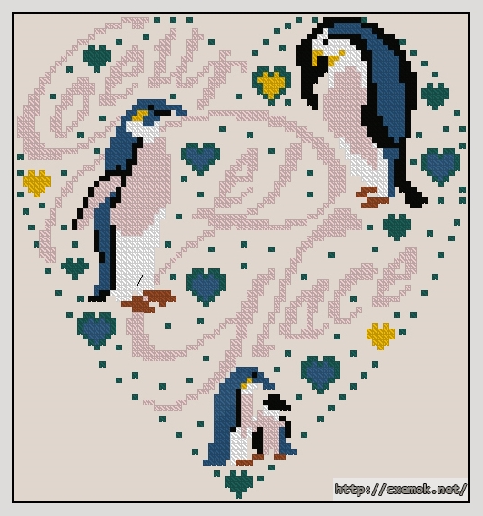 Download embroidery patterns by cross-stitch  - Glace, author 