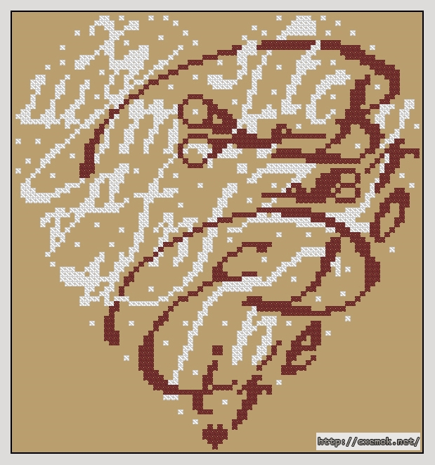 Download embroidery patterns by cross-stitch  - Broderie, author 