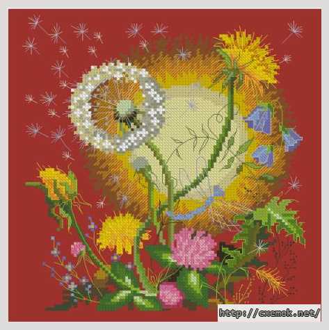 Download embroidery patterns by cross-stitch  - Рассвет