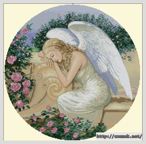 Download embroidery patterns by cross-stitch  - Serenitys garden, author 