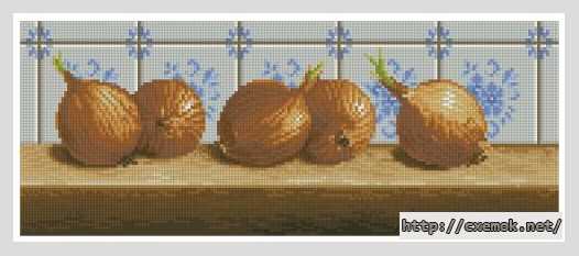 Download embroidery patterns by cross-stitch  - Лук