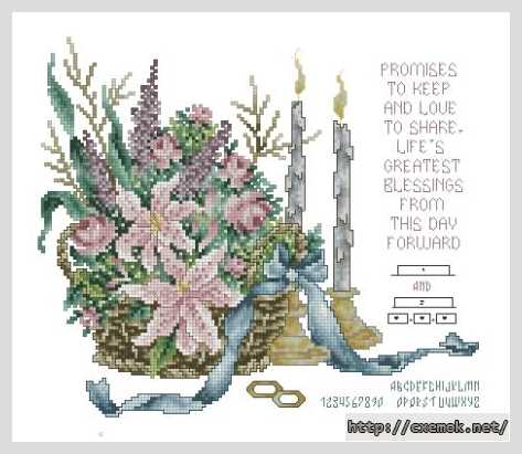 Download embroidery patterns by cross-stitch  - Сдержать обещание