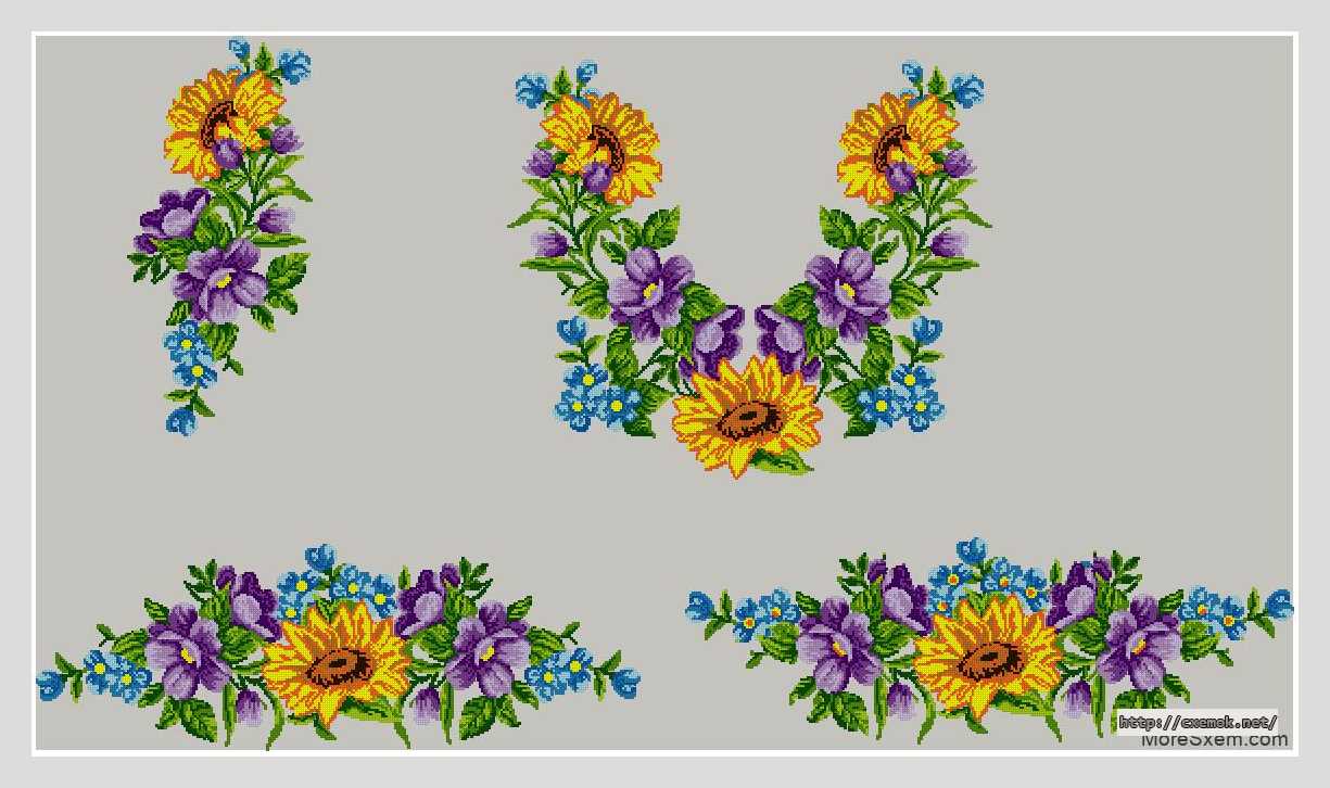 Download embroidery patterns by cross-stitch  - Вишиванка «аліція»