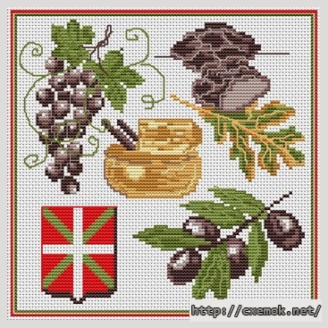 Download embroidery patterns by cross-stitch  - Terroir, author 
